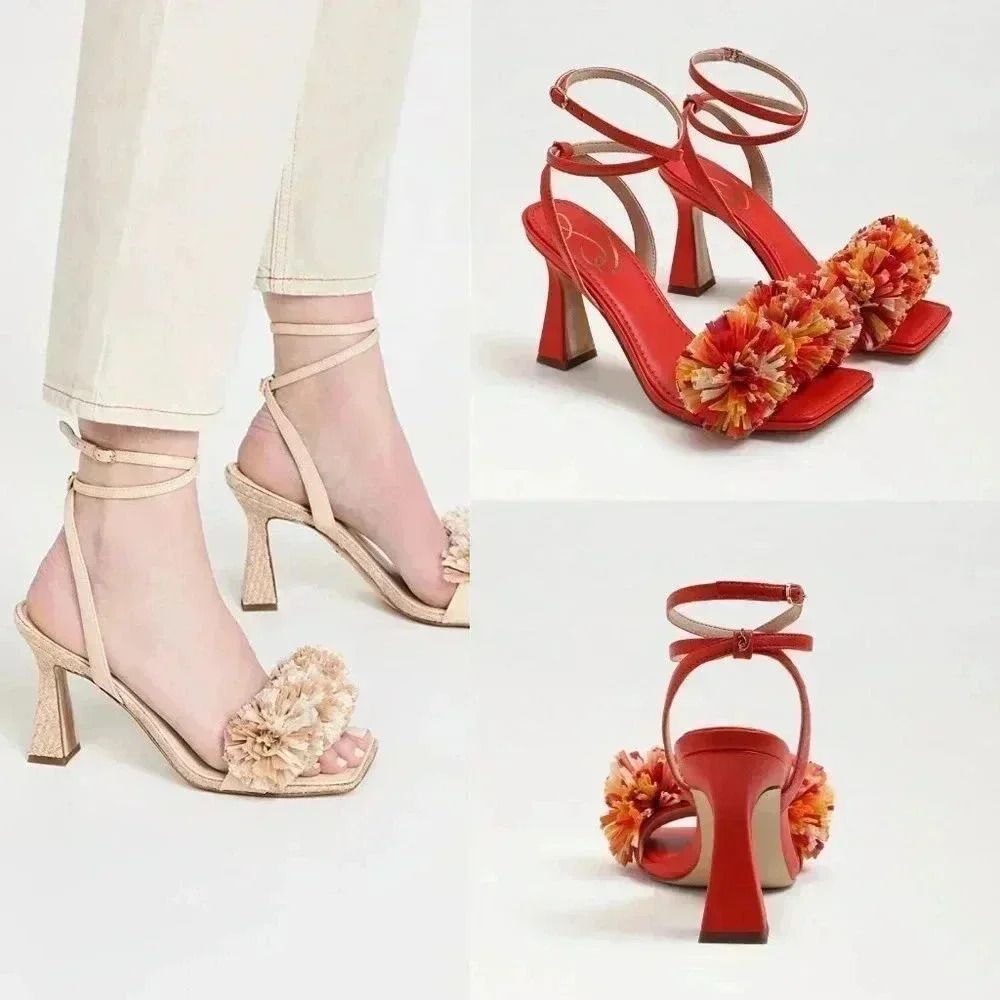 Anthropologie Sam Edelman Clare Ankle-Strap Sandals Size 7 NWOT $170